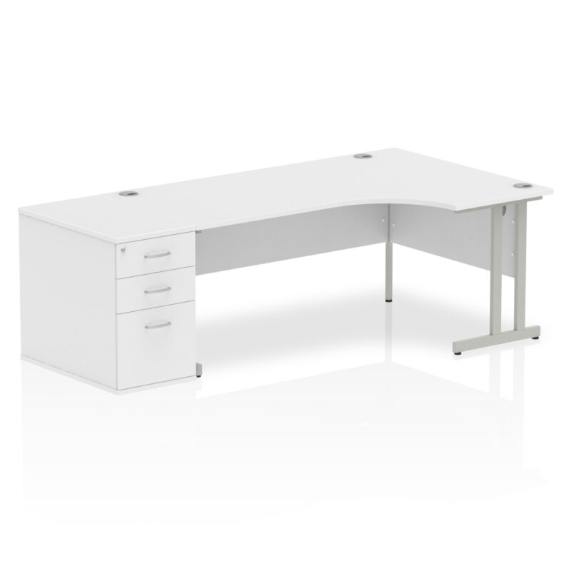 Pace 1800mm Cantilever Right Crescent Desk Workstation - Image 35