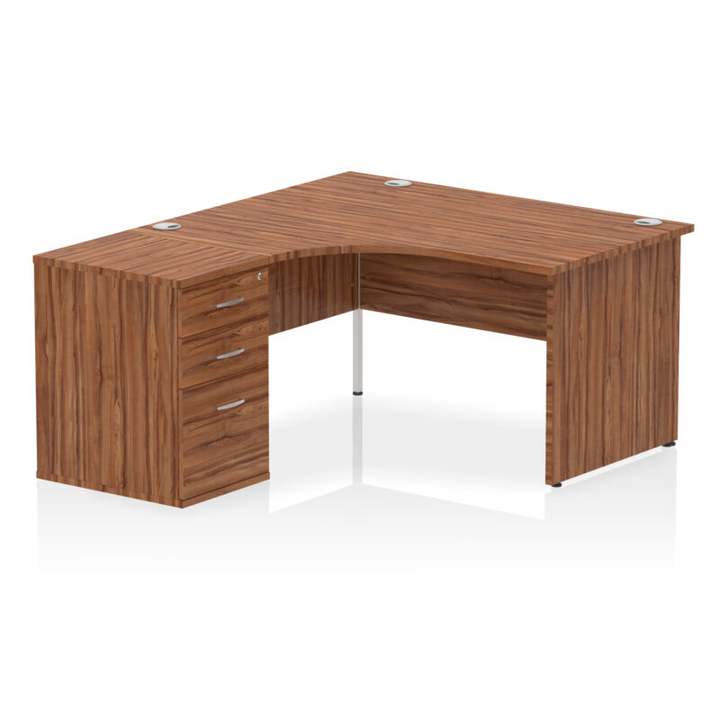 Pace Panel End Crescent Desk Workstation - Image 67