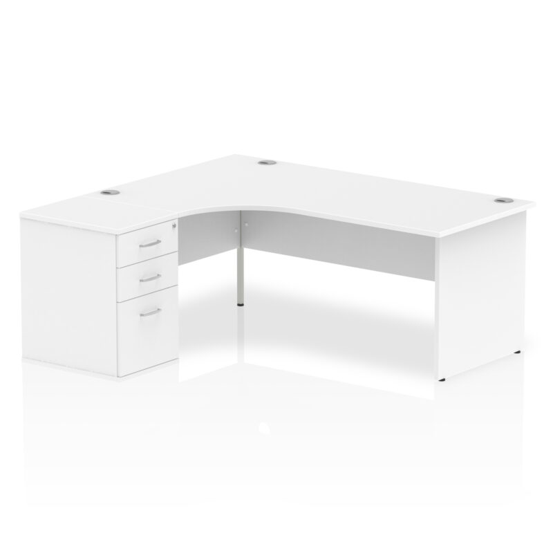 Pace Panel End Crescent Desk Workstation - Image 35
