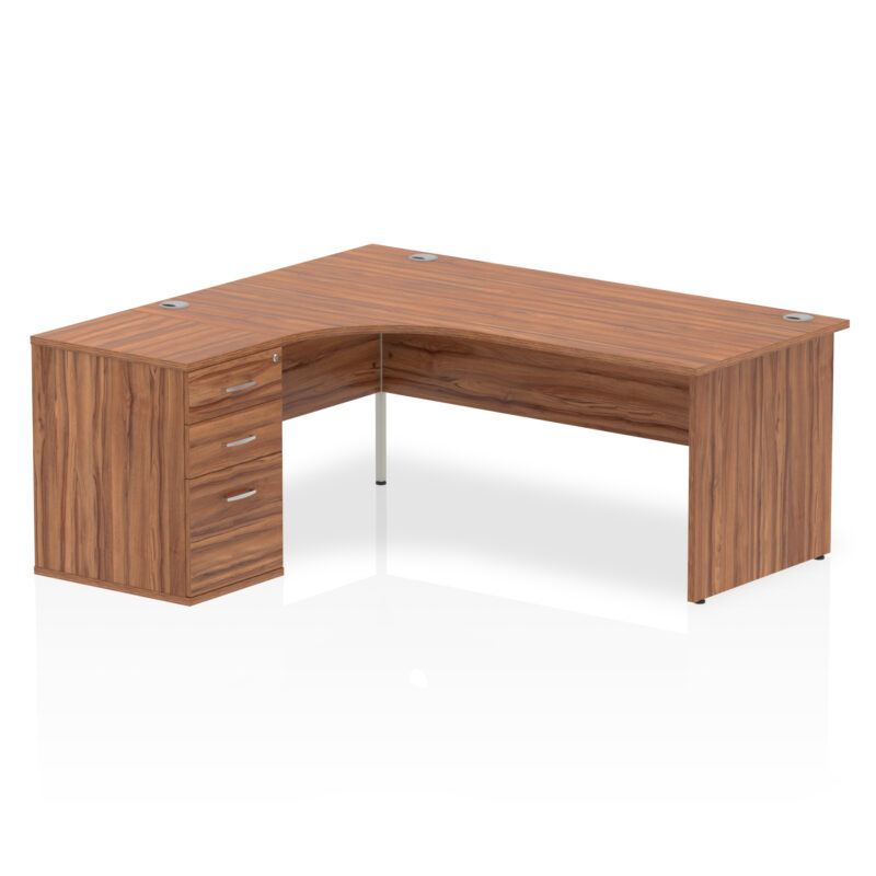 Pace Panel End Crescent Desk Workstation - Image 33