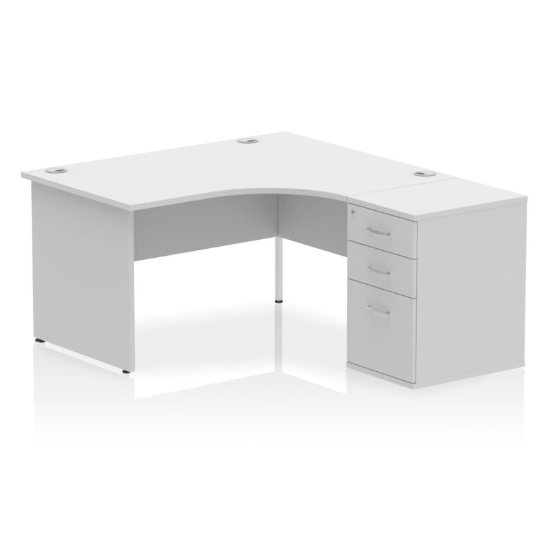 Pace Panel End Crescent Desk Workstation - Image 76