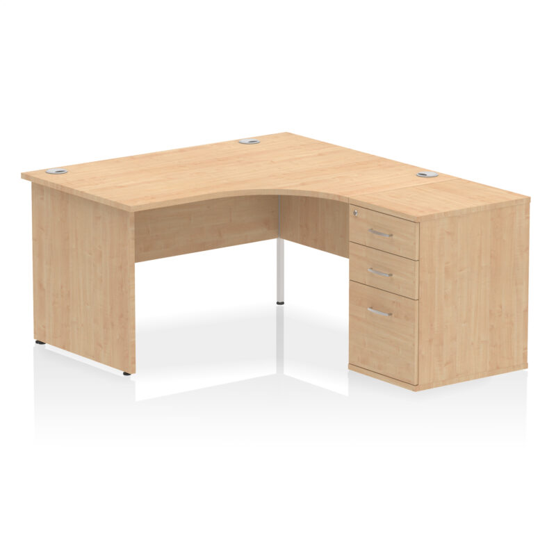 Pace Panel End Crescent Desk Workstation - Image 78