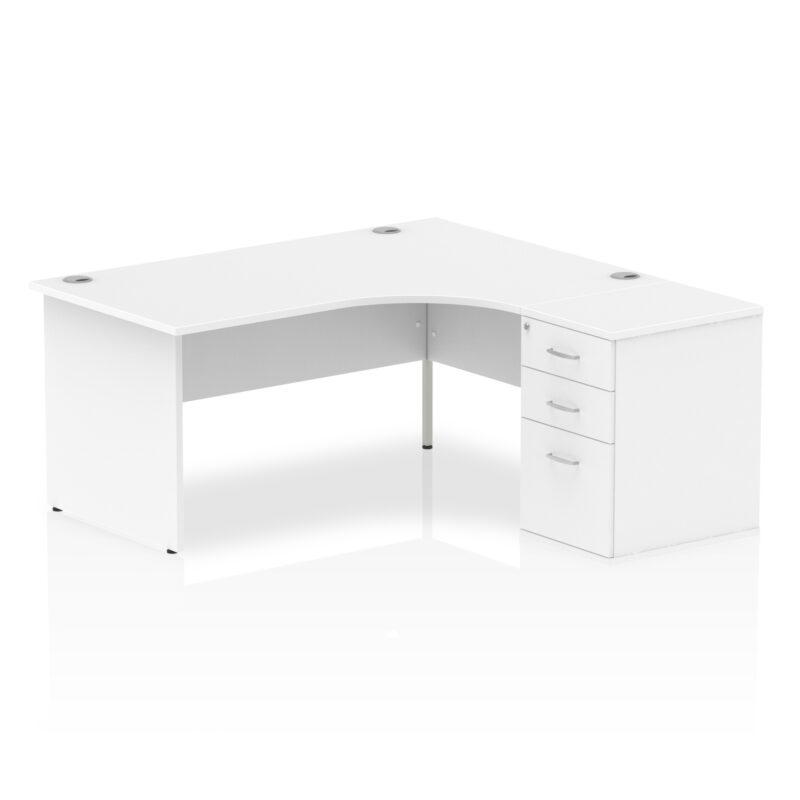 Pace Panel End Crescent Desk Workstation - Image 23