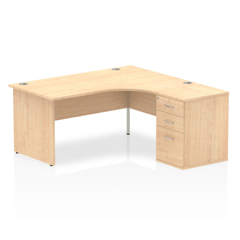Pace Panel End Crescent Desk Workstation - Image 17