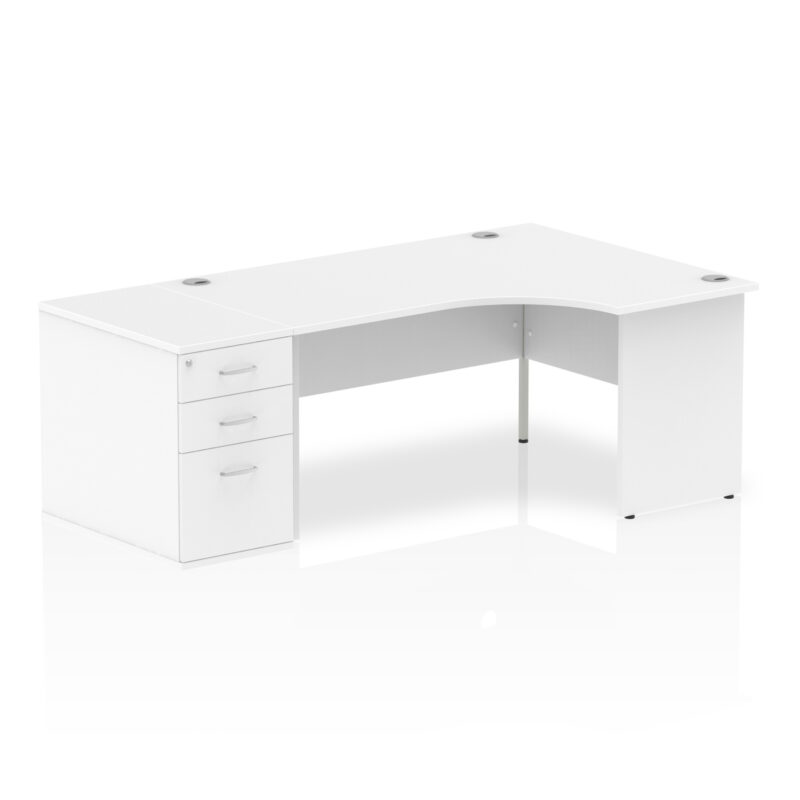 Pace Panel End Crescent Desk Workstation - Image 24
