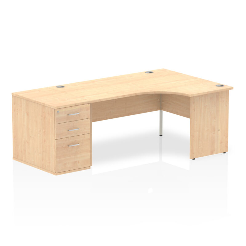Pace Panel End Crescent Desk Workstation - Image 18