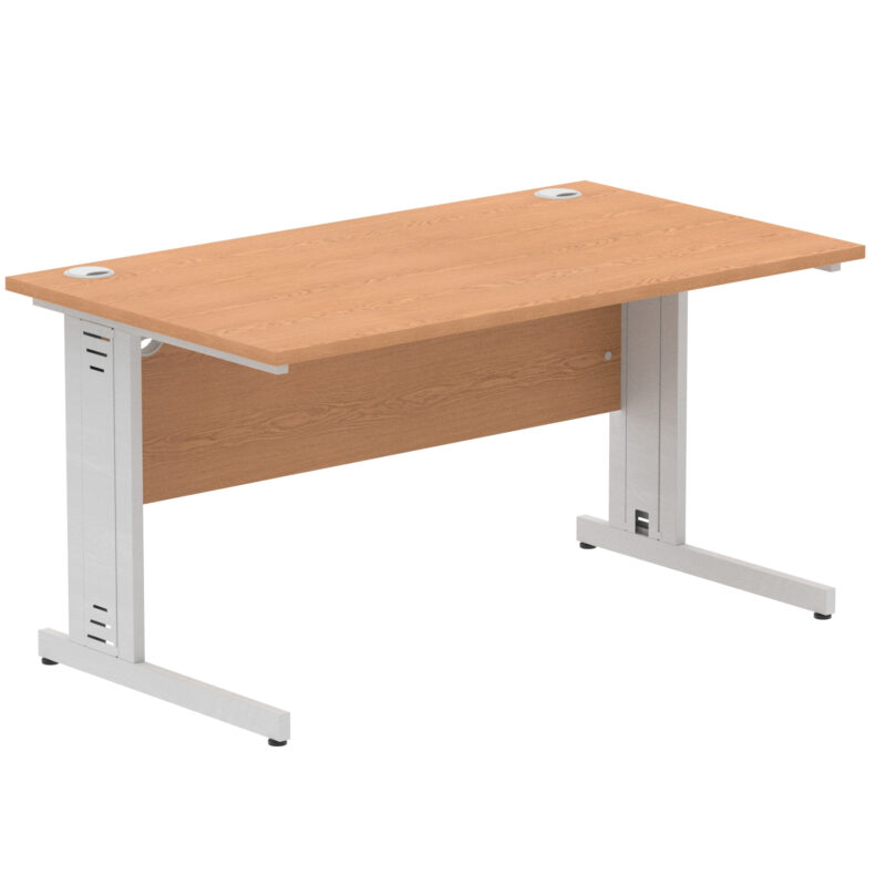 Pace 1400mm Straight Desk Cable Managed Leg - Image 51