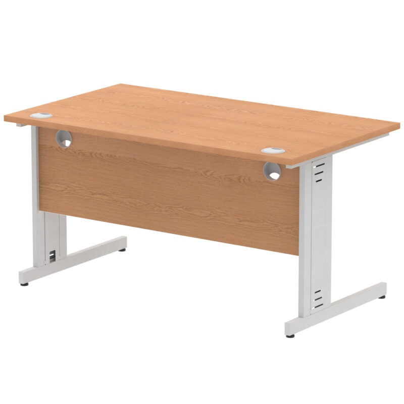 Pace 1400mm Straight Desk Cable Managed Leg - Image 53