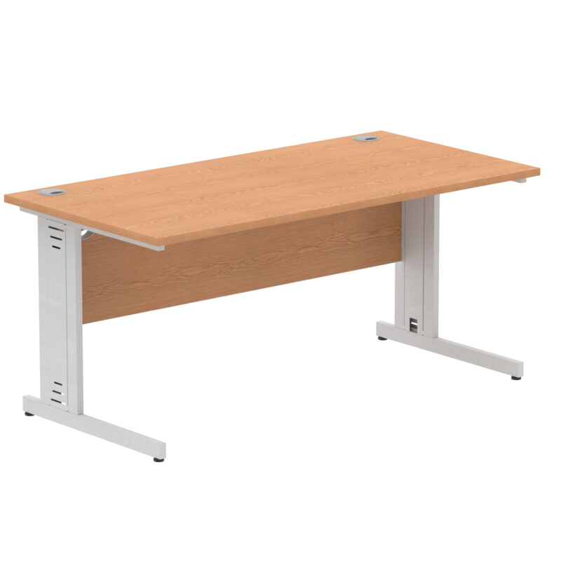 Pace 1600mm Straight Desk Cable Managed Leg - Image 51