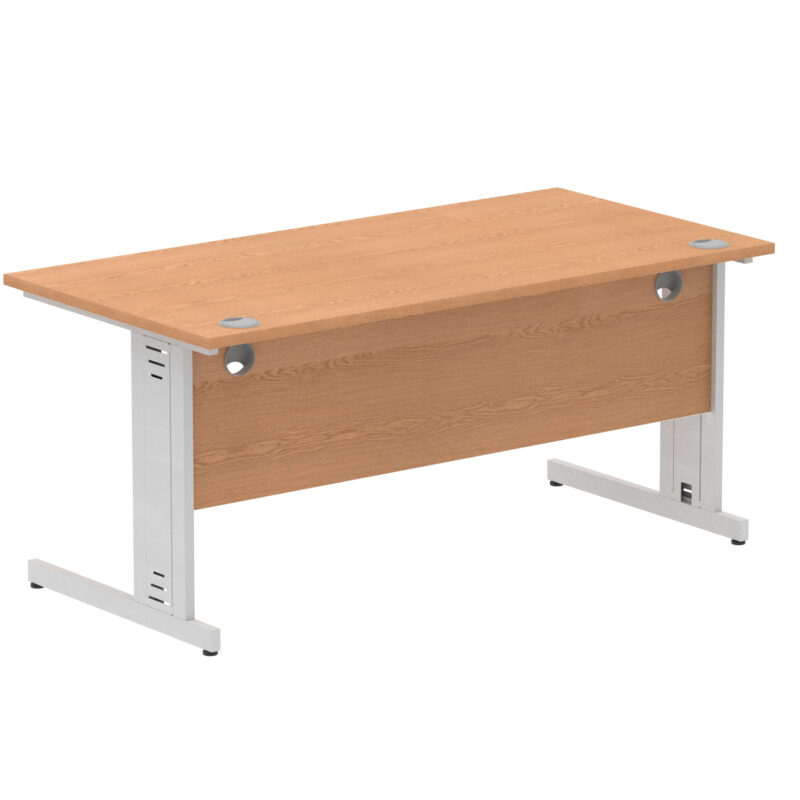 Pace 1600mm Straight Desk Cable Managed Leg - Image 55