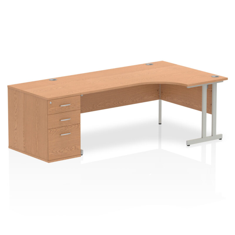Pace 1800mm Cantilever Right Crescent Desk Workstation - Image 23