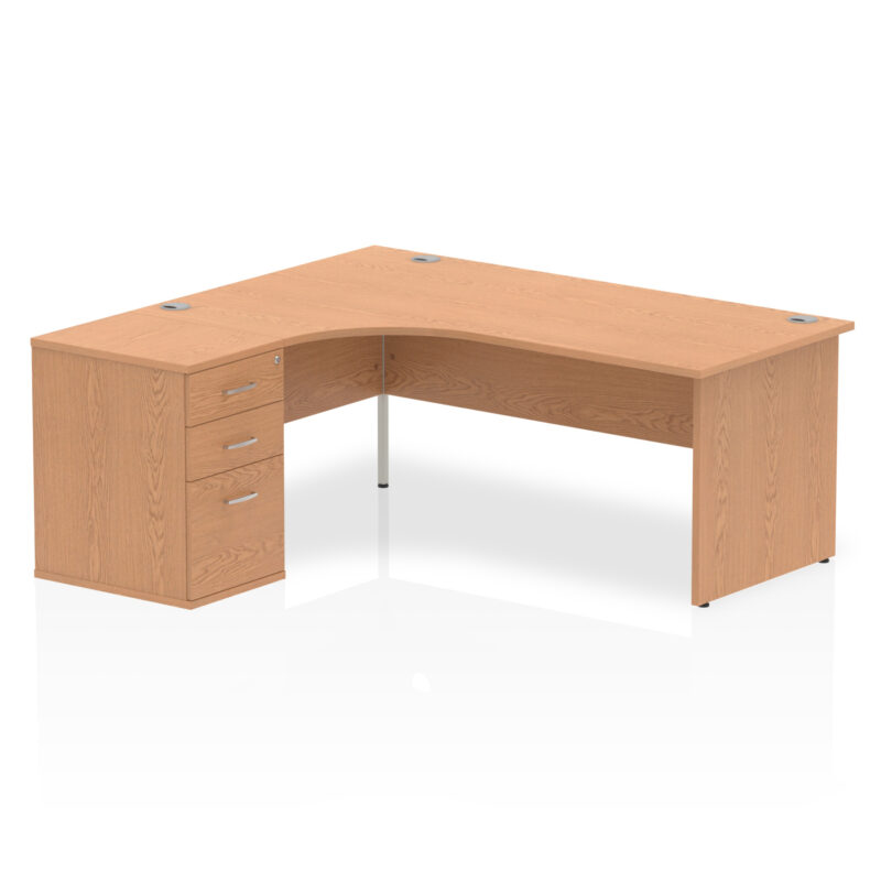 Pace Panel End Crescent Desk Workstation - Image 31