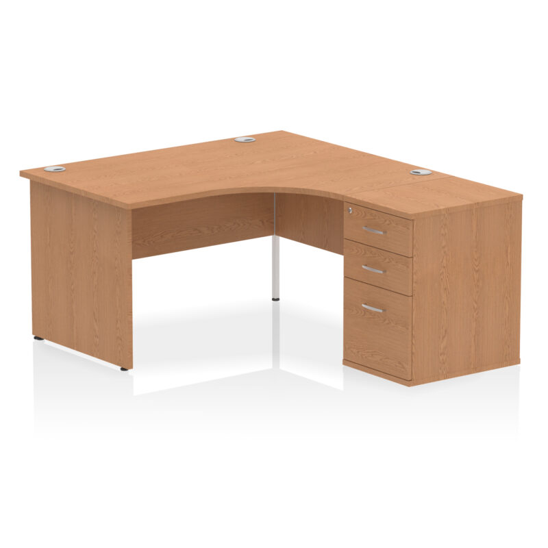 Pace Panel End Crescent Desk Workstation - Image 79