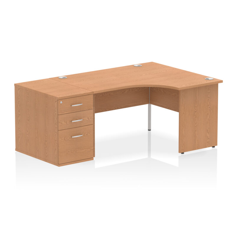 Pace Panel End Crescent Desk Workstation - Image 84