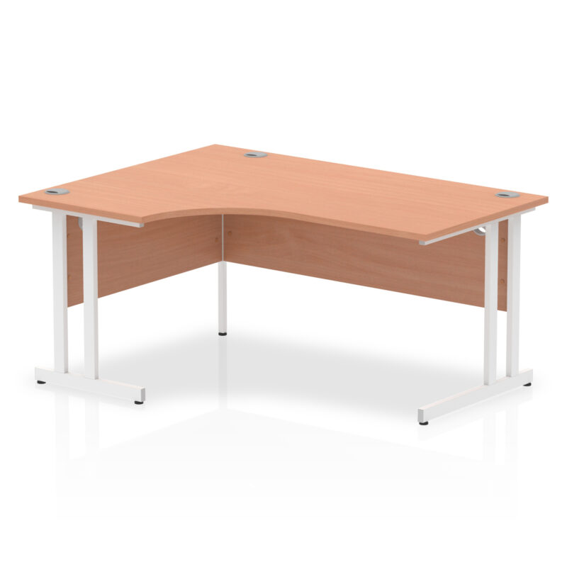 Pace 1600mm Left Crescent Desk Cantilever Leg - Image 2