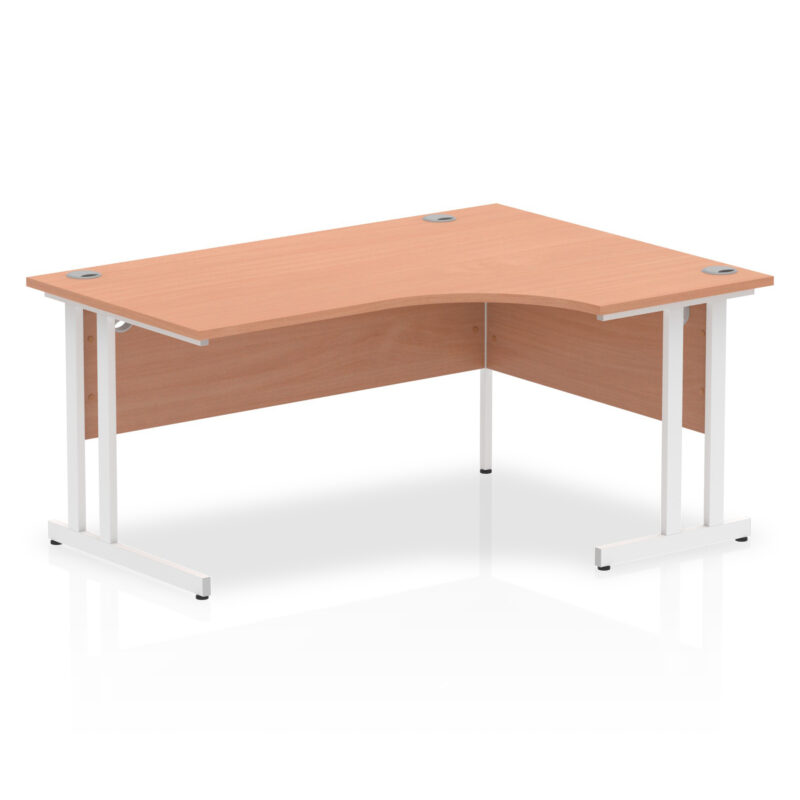 Pace 1600mm Right Crescent Desk Cantilever Leg - Image 2