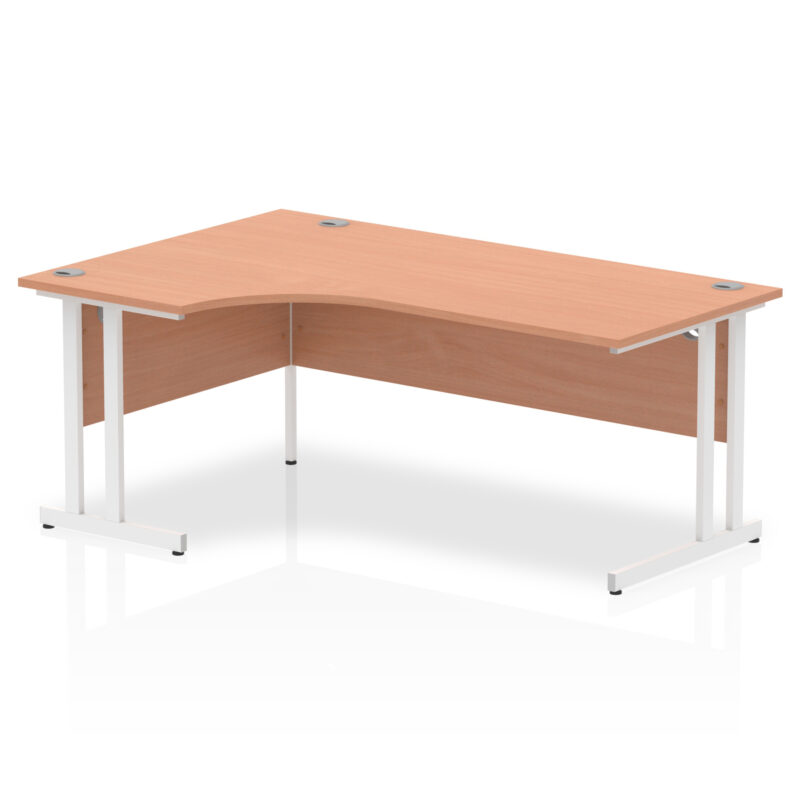 Pace 1800mm Left Crescent Desk Cantilever Leg - Image 2