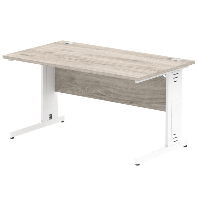 Pace 1400mm Straight Desk Cable Managed Leg - Image 25