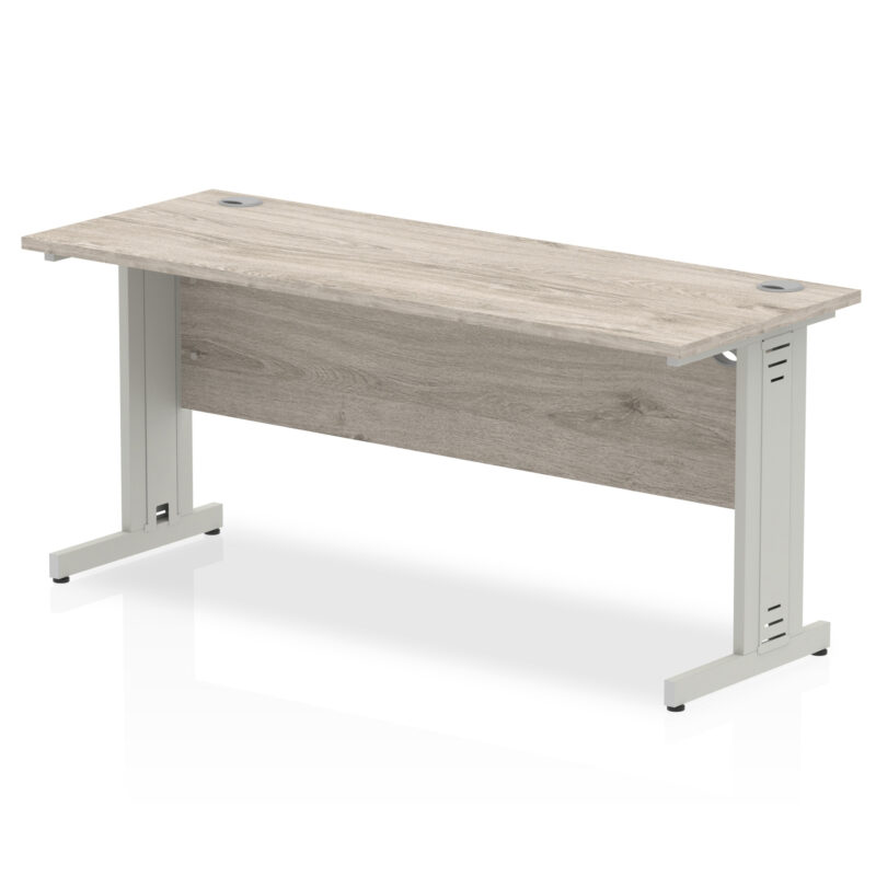 Pace 1600mm Slimline Desk Cable Managed Leg - Image 3