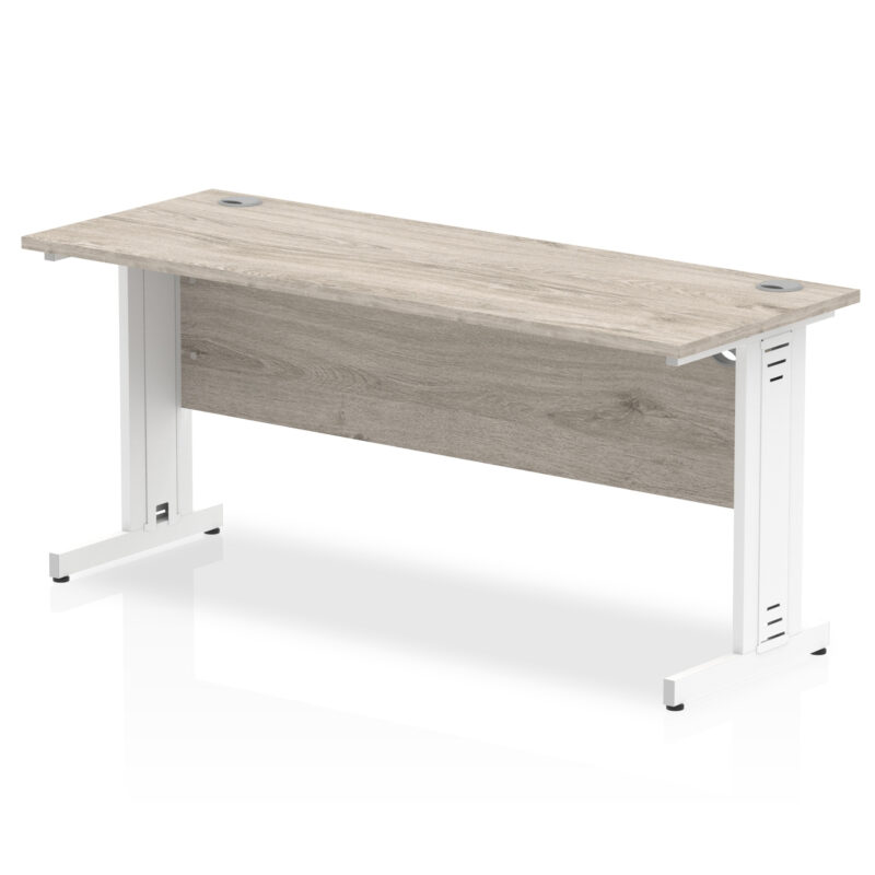 Pace 1600mm Slimline Desk Cable Managed Leg - Image 4