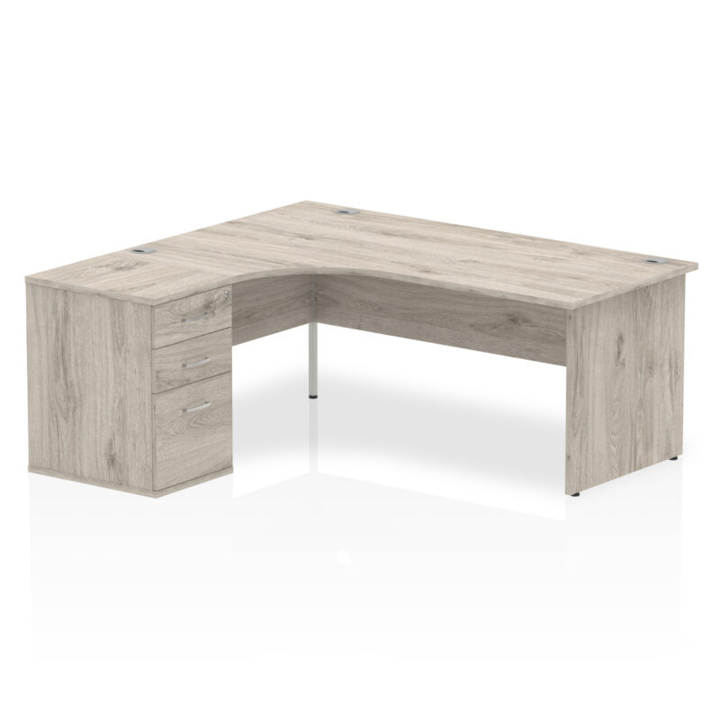 Pace Panel End Crescent Desk Workstation - Image 27