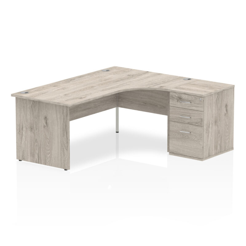 Pace Panel End Crescent Desk Workstation - Image 39