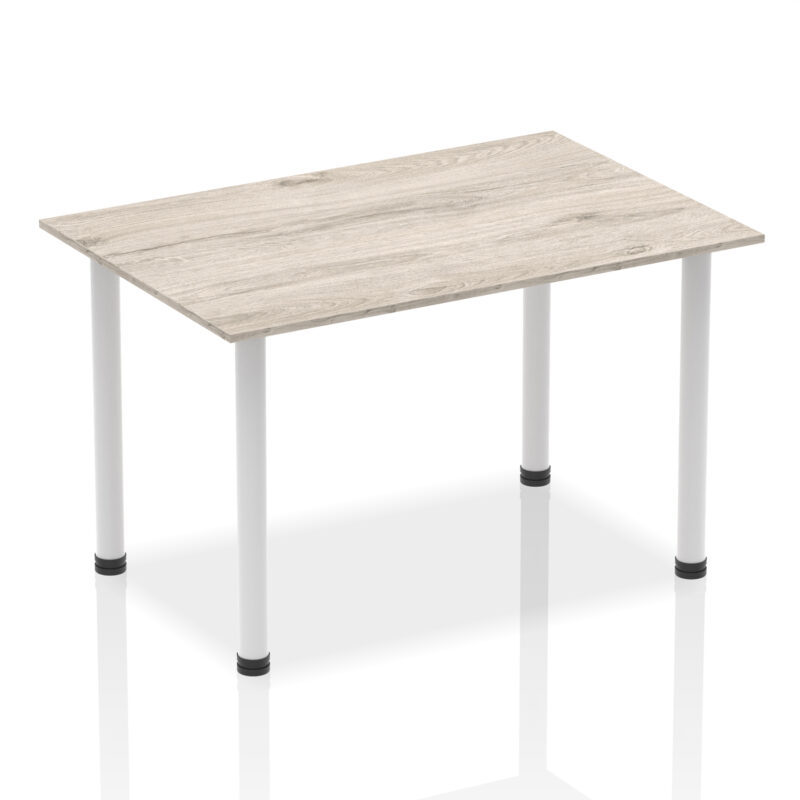 Pace 1400mm Straight Table With Post Leg - Image 9