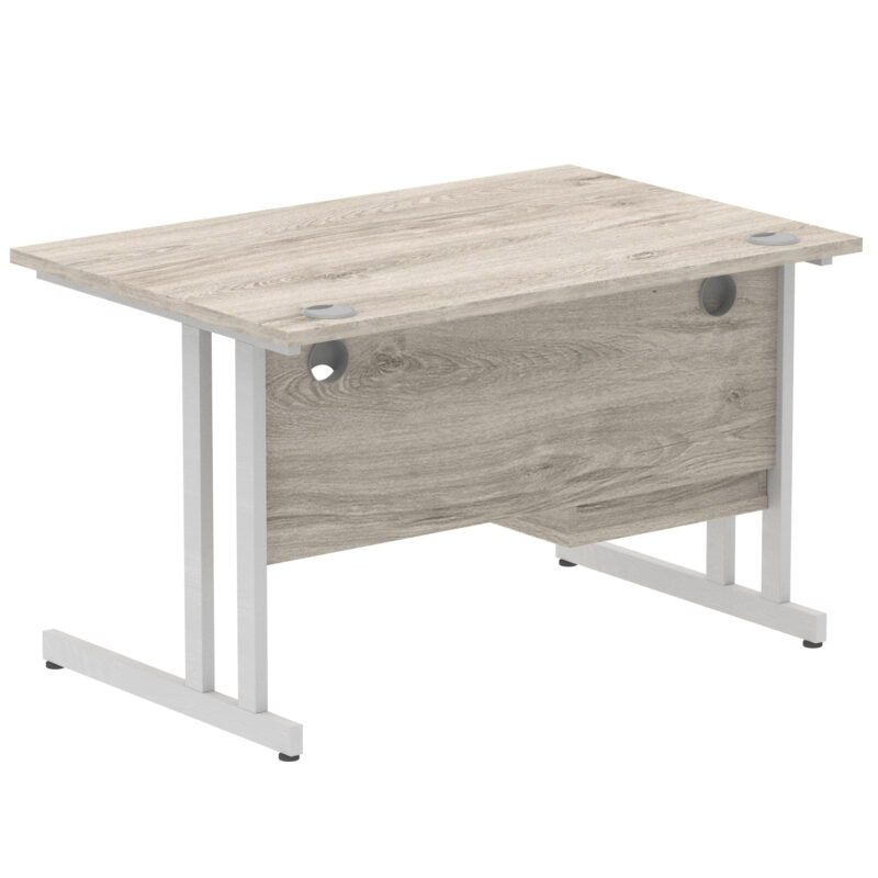 Pace 1200mm Cantilever Straight Desk With Single Fixed Pedestal - Image 76