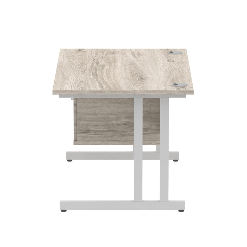 Pace 1200mm Cantilever Straight Desk With Single Fixed Pedestal - Image 77