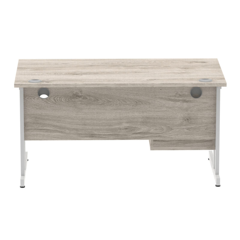 Pace 1400mm Cantilever Straight Desk With Single Fixed Pedestal - Image 75