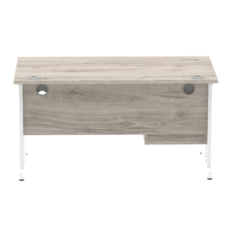 Pace 1400mm Cantilever Straight Desk With Single Fixed Pedestal - Image 16