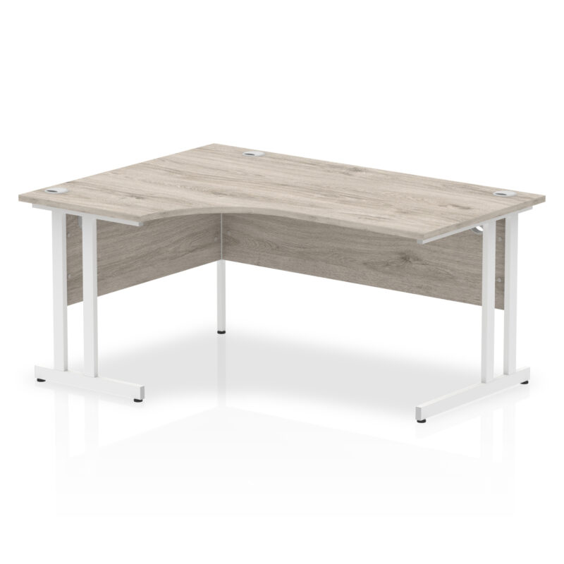 Pace 1600mm Left Crescent Desk Cantilever Leg - Image 4