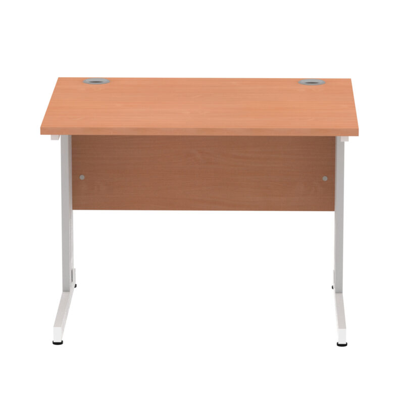 Pace 1000mm Straight Desk Cable Managed Leg - Image 2