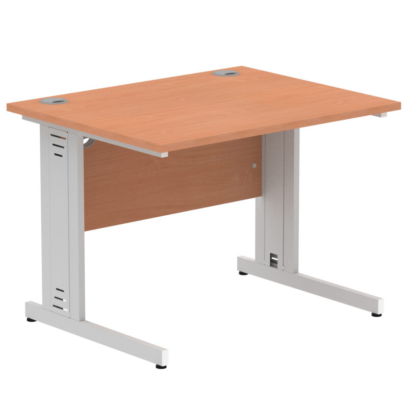 Pace 1000mm Straight Desk Cable Managed Leg - Image 3
