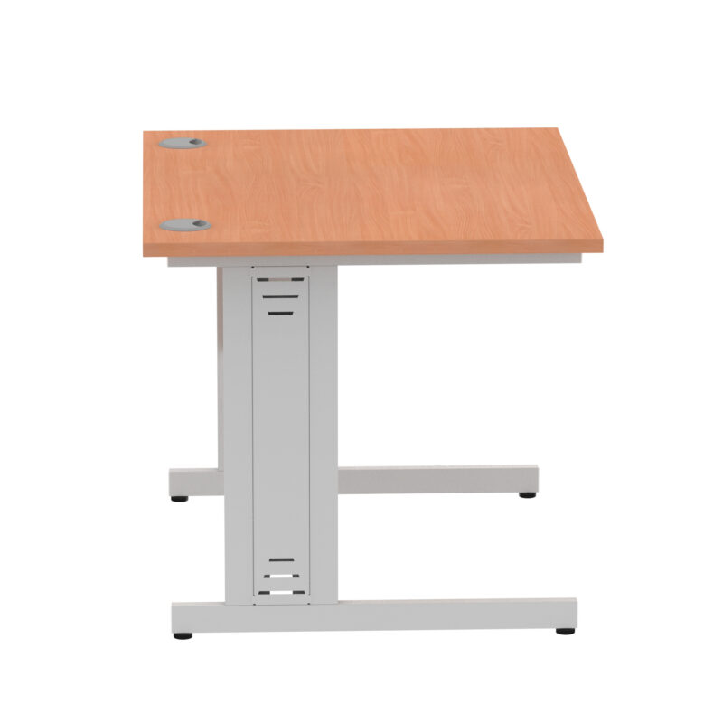 Pace 1000mm Straight Desk Cable Managed Leg - Image 4