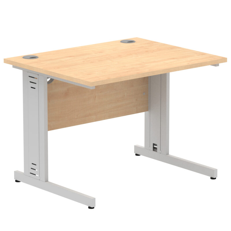 Pace 1000mm Straight Desk Cable Managed Leg - Image 35