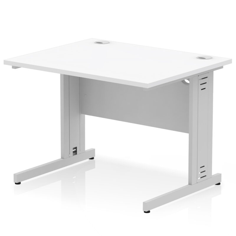 Pace 1000mm Straight Desk Cable Managed Leg - Image 81