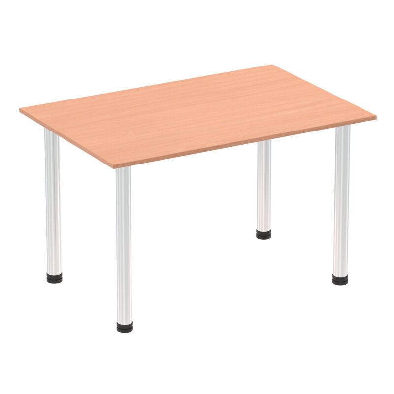 Pace 1200mm Straight Table With Post Leg - Image 3