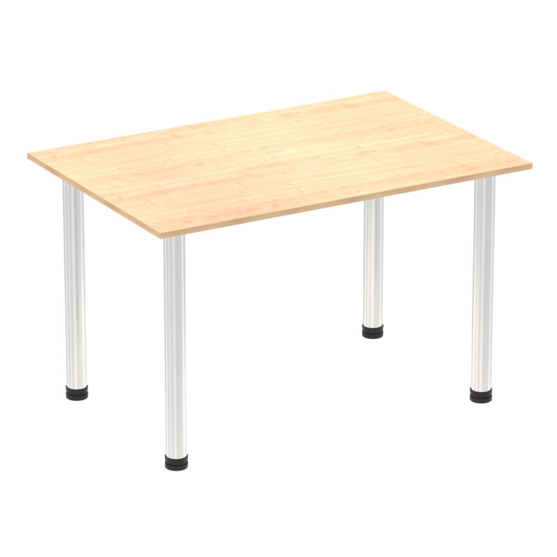 Pace 1200mm Straight Table With Post Leg - Image 13