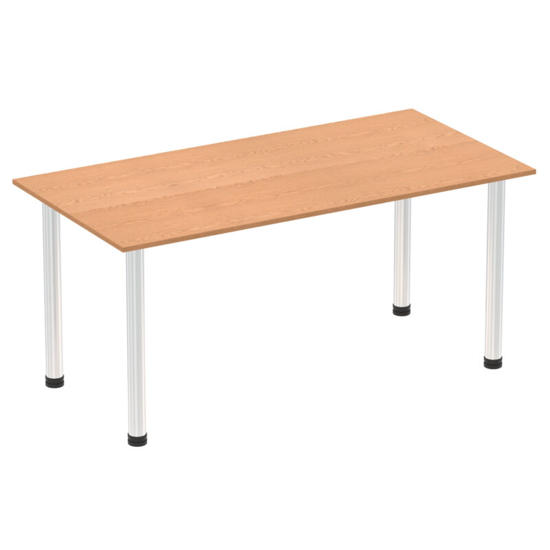 Pace 1600mm Straight Table With Post Leg - Image 18