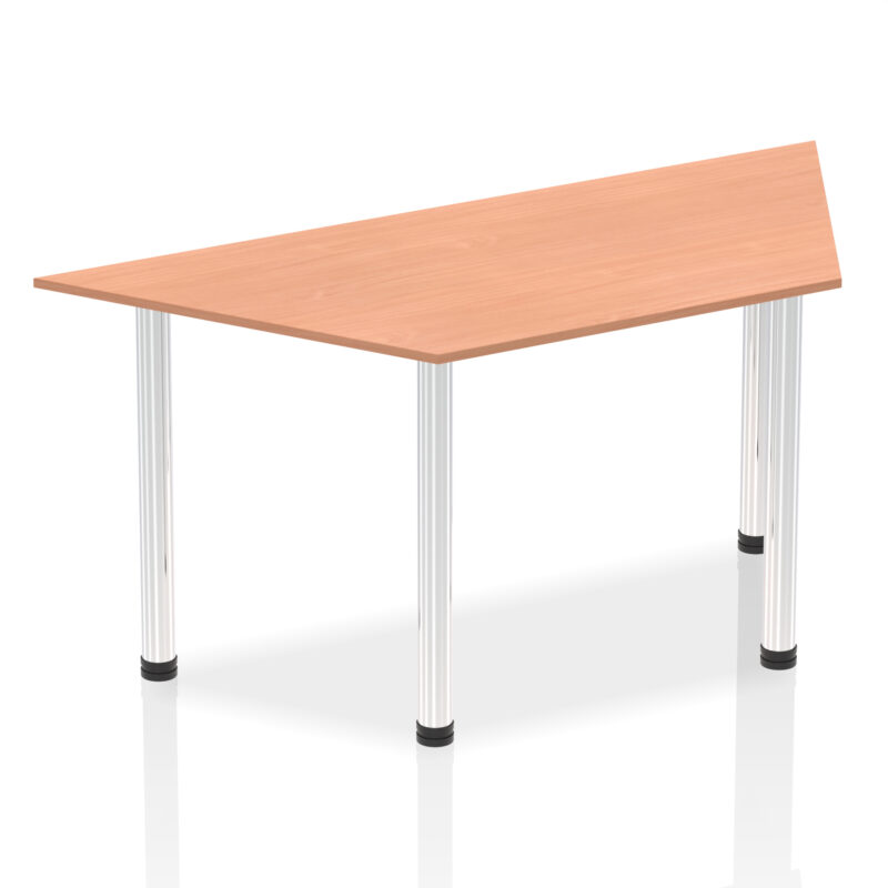 Pace Trapezium Table With Post Leg - Image 3