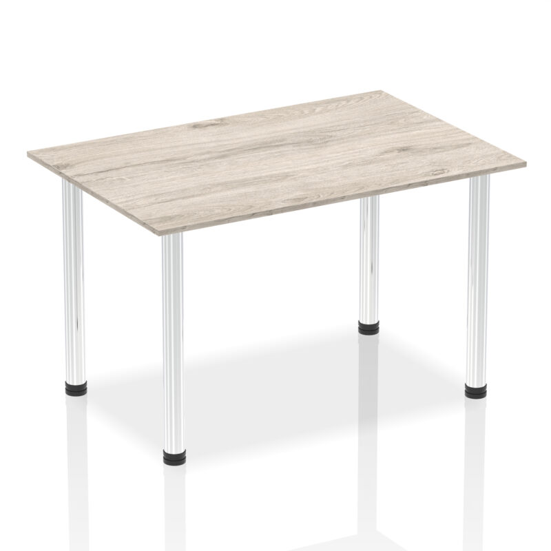 Pace 1400mm Straight Table With Post Leg - Image 8