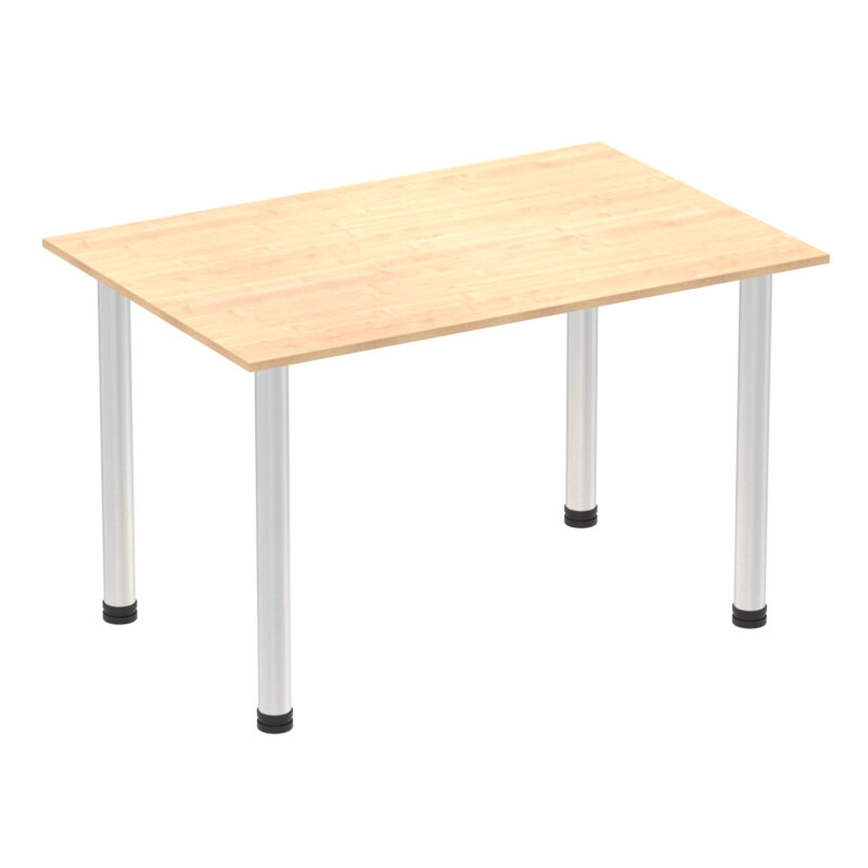 Pace 1200mm Straight Table With Post Leg - Image 12