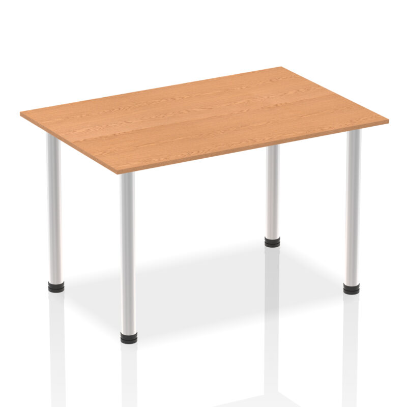 Pace 1400mm Straight Table With Post Leg - Image 17