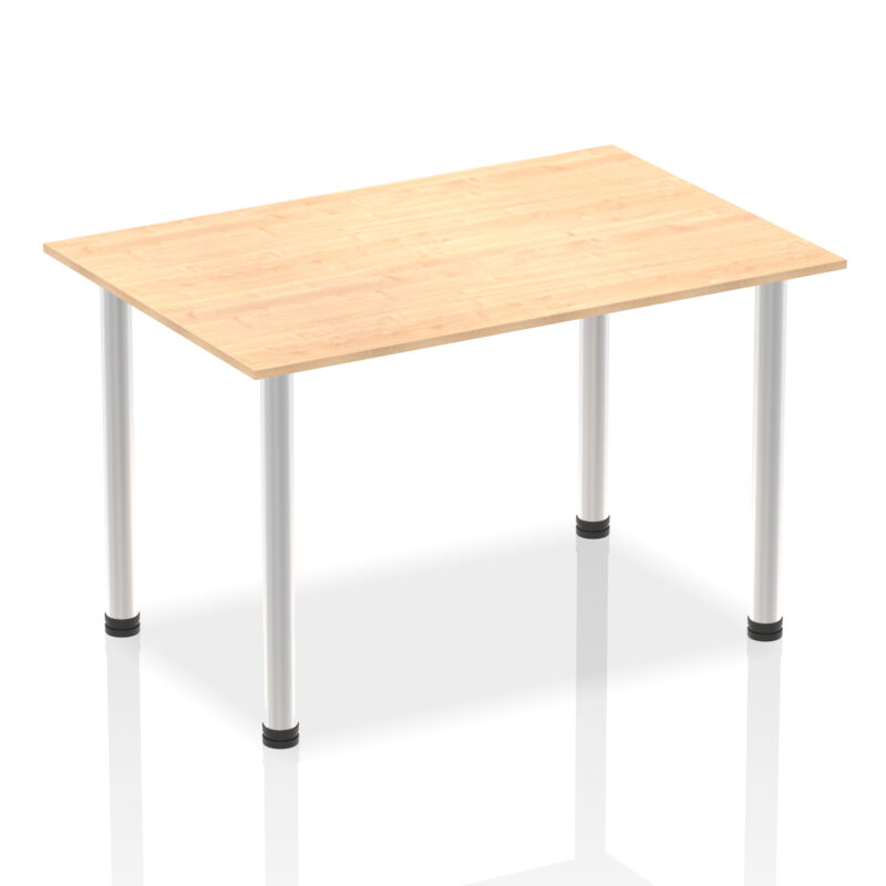 Pace 1400mm Straight Table With Post Leg - Image 12