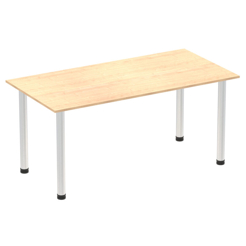 Pace 1600mm Straight Table With Post Leg - Image 12