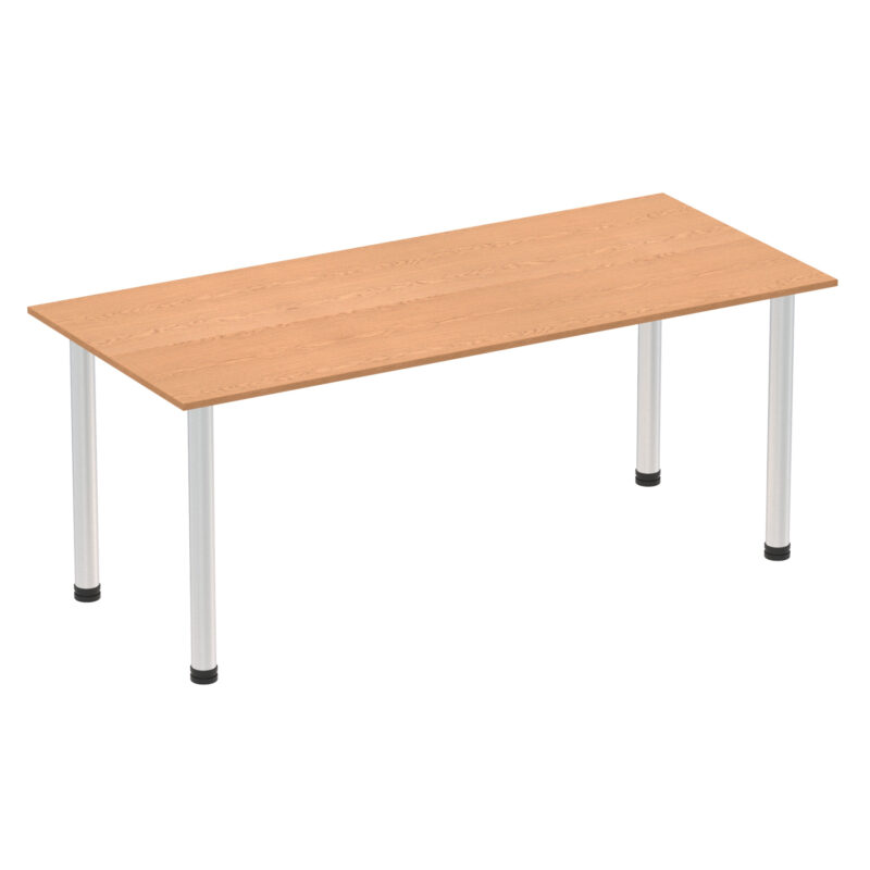 Pace 1800mm Straight Table With Post Leg - Image 17