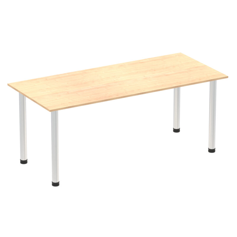 Pace 1800mm Straight Table With Post Leg - Image 12