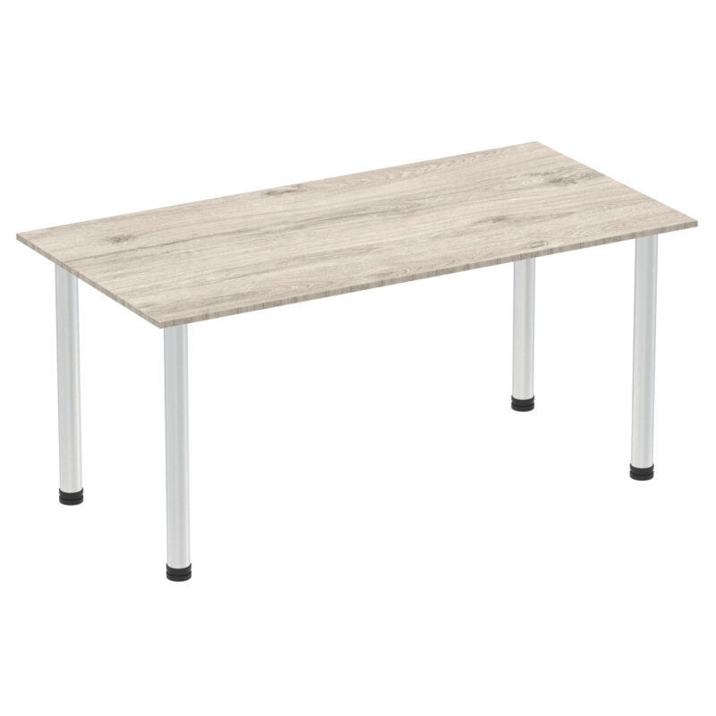 Pace 1600mm Straight Table With Post Leg - Image 7