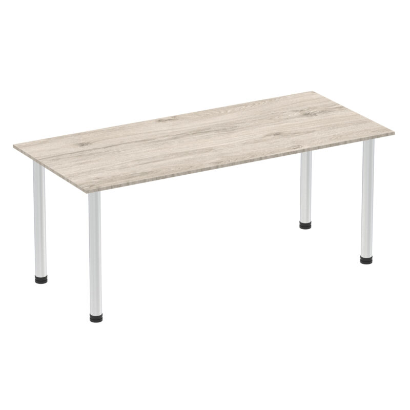 Pace 1800mm Straight Table With Post Leg - Image 7